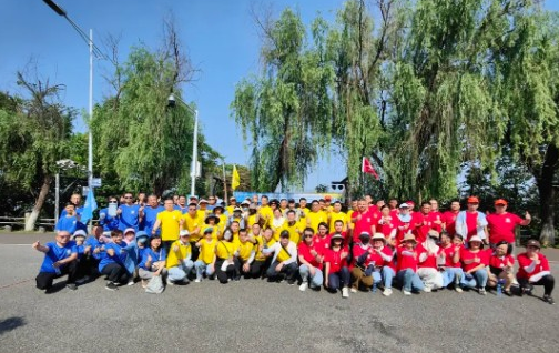 同心聚力 健步前行丨日月明公司开展健步走活动